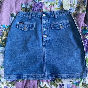 Y2K Vintage Revolt Denim Skirt